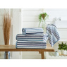 Deyongs Bliss Linear Stripe Towels in Blue