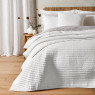 Bianca Quilted Lines White Bedspread