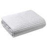Bianca Bianca Quilted Lines White Bedspread