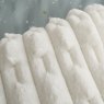 Bianca Bianca Carved Faux Fur Cream Throw