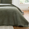 Bianca Attica Velvet Bedspread in Green