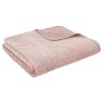 Bianca Bianca Attica Velvet Bedspread in Pink