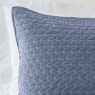 Bianca Bianca Attica Velvet Pillowsham Pair in Blue