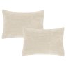 Bianca Bianca Attica Velvet Pillowsham Pair in Natural