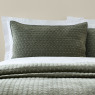Bianca Attica Velvet Pillowsham Pair in Green