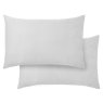 Bianca Bianca 400 Thread Count Cotton Sateen Standard Pillowcase Pair in White