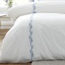 Bianca Bianca Camille Embroidered Floral Blue Duvet Set