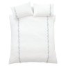 Bianca Bianca Camille Embroidered Floral Blue Duvet Set
