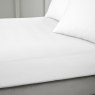 Bianca Bianca 400 Thread Count Cotton Sateen Fitted Sheet in White