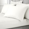 Bianca 400 Thread Count Cotton Sateen Standard Pillowcase Pair in Ivory