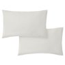 Bianca Bianca 400 Thread Count Cotton Sateen Standard Pillow Case Pair in Oyster