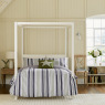 Helena Springfield Helena Springfield Beach House Stripe Duvet Set In Green & Slate