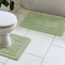 Catherine Lansfield Armoni Bath Set in Sage