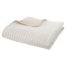 Catherine Lansfield Catherine Lansfield Stripe Bedspread Natural