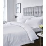 Catherine Lansfield Catherine Lansfield 300TC Satin Stripe White Duvet Set