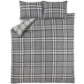 Catherine Lansfield Catherine Lansfield Kelso Charcoal Duvet Set