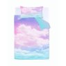 Catherine Lansfield Catherine Lansfield Ombre Rainbow Clouds Duvet Set