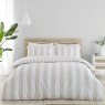 Catherine Lansfield Cove Stripe Natural Single Duvet Set